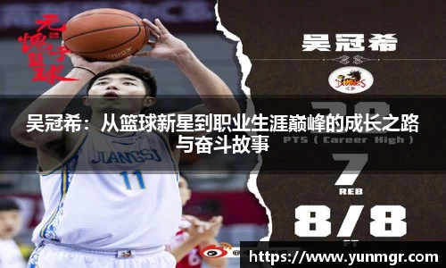 吴冠希：从篮球新星到职业生涯巅峰的成长之路与奋斗故事